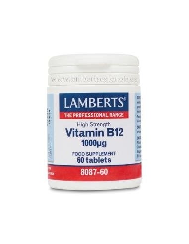 Pack de 2ud Vitamina B12 1.000 Mcg. 60  Comprimidos de Lambe