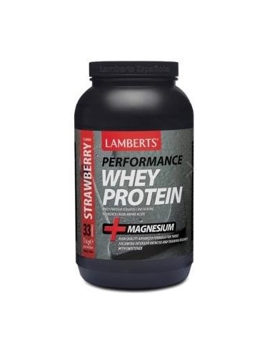 Pack de 2ud Whey Protein Sabor Fresa 1Kg. de Lamberts