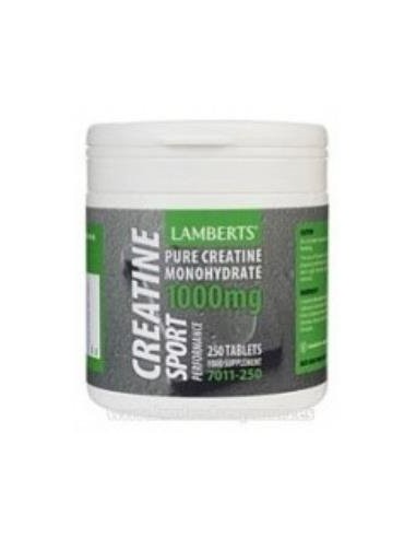 Pack de 2ud Creatina 250 Comprimidos de Lamberts