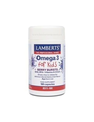 Pack de 2ud Omega 3 For Kids 100Cap. de Lamberts