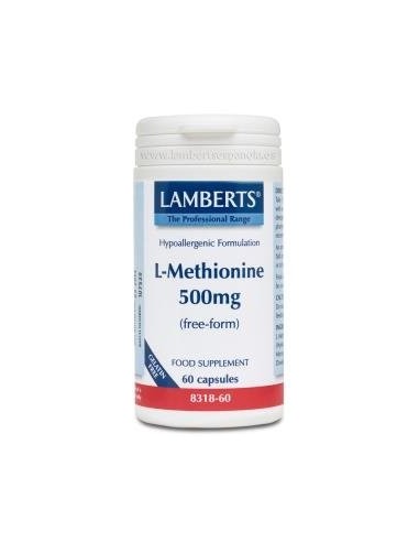 Pack de 2ud L-Metionina 500 Mg. 60 Cap. de Lamberts