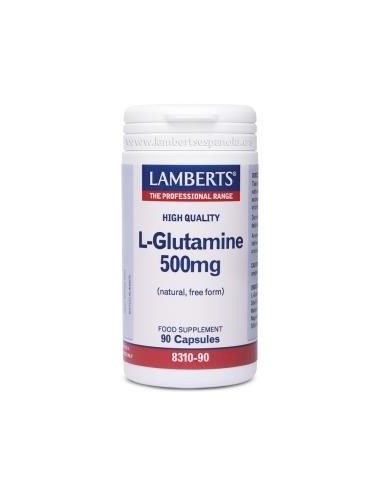 Pack de 2ud L-Glutamina 500 Mg. 90 Cap. de Lamberts