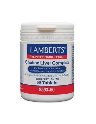 Pack de 2ud Choline Liver Complex Complejo De Colina 60 Comp