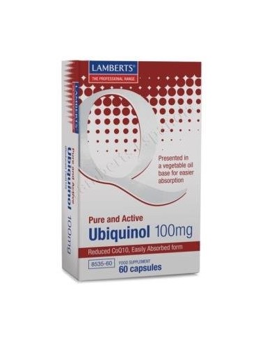 Pack de 2ud Ubiquinol 100Mg. 60Cap. de Lamberts