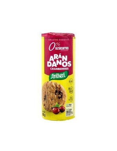 Galletas Digestive Arandanos 0% Azucares 190 Gramos Santiveri