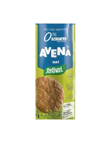 Galletas Digestive Avena 0% Azucares 190 Gramos Santiveri