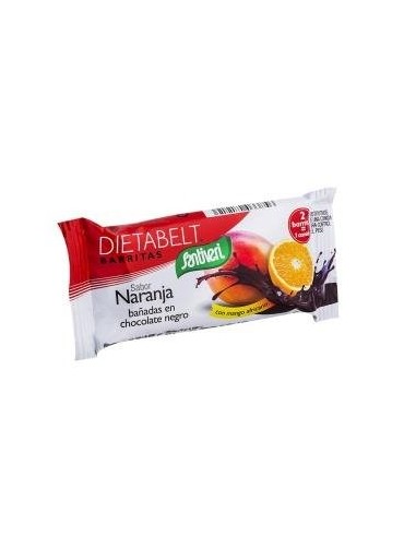 Dietabelt Barritas Choco Negro-Naranja Caja 16Ud. de Santiveri