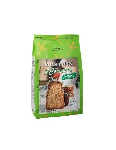 Pan  Dextrin  Con 5 Cereales Integral 300 Gramos Santiveri