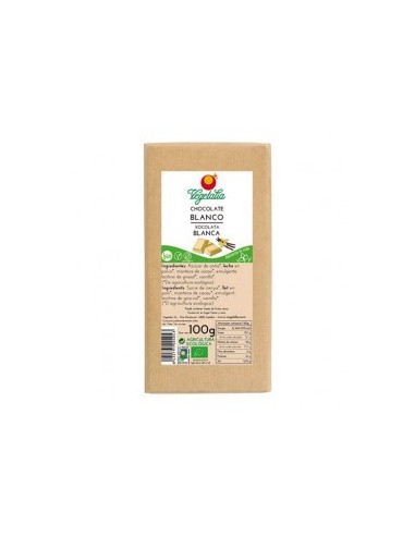 Chocolate Blanco 100 Gramos Bio Ccpae Vegetalia