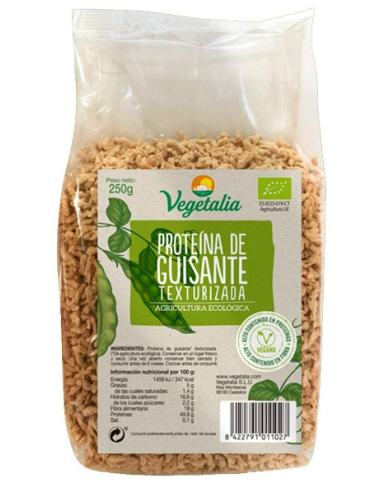 Proteina De Guisante Texturizada 250 GramosBio Vegetalia