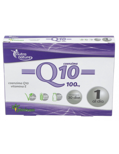 Q10 100Mg, Nutranature, 30 Cáps. de Pinisan