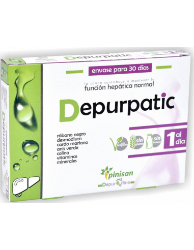 Depurpatic, 30 Caps. de Pinisan