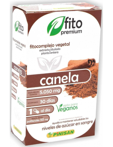 Fito Premium Canela, 30 Caps. de Pinisan