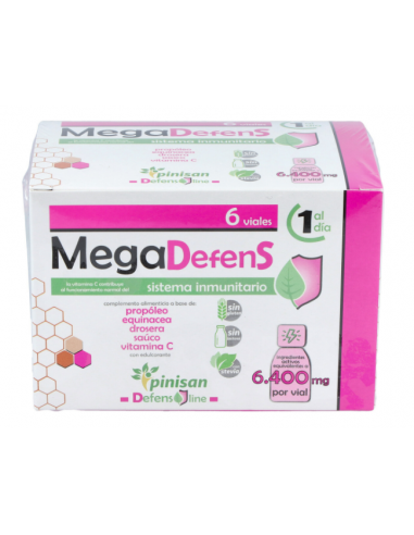 Mega Defens,  6 X 30 Ml de Pinisan