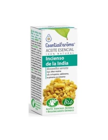 Incienso De La India Aceite Esencial 5Ml. Bio de Esential Ar