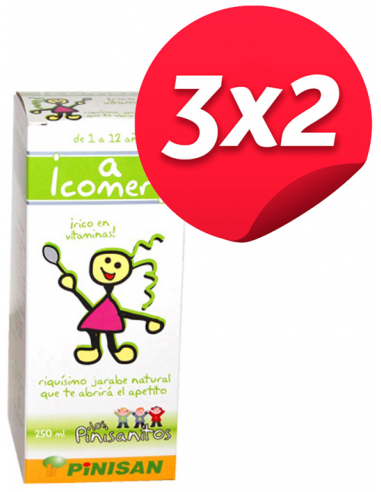 Pack 3x2 A Comer Pinisanitos Jarabe 250Ml. de Pinisan