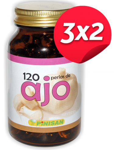 Pack 3x2 Ajo 120 Perlas de Pinisan