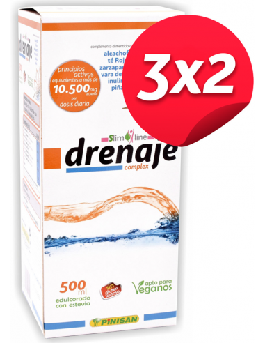 Pack 3x2 Drenaje Complex 500Ml. de Pinisan