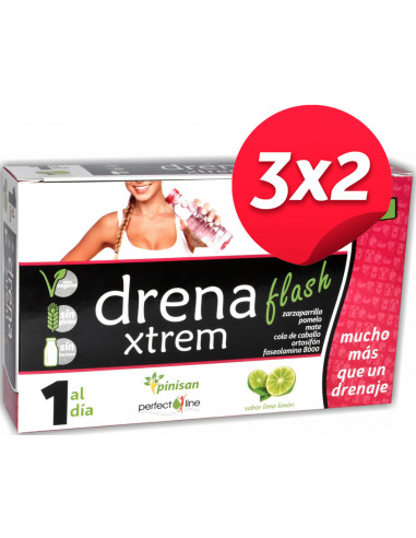 Pack 3x2 Drenaxtrem Flash 15S Sobres de Pinisan