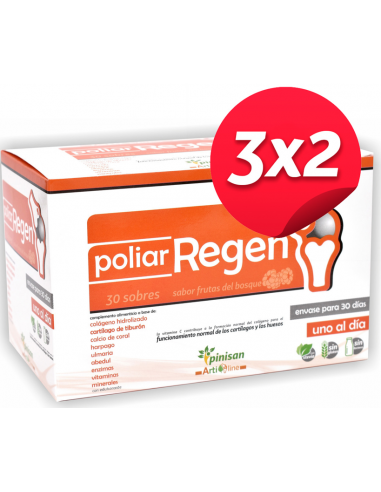 Pack 3x2 Poliar Regen 30S Sobres de Pinisan