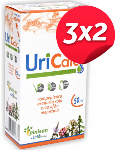 Pack 3x2 Uricalc 50Ml. de Pinisan