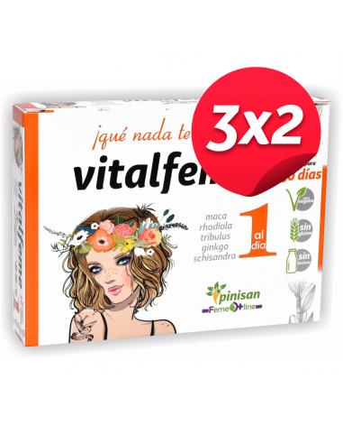 Pack 3x2 Vitalfeme 30Cap. de Pinisan