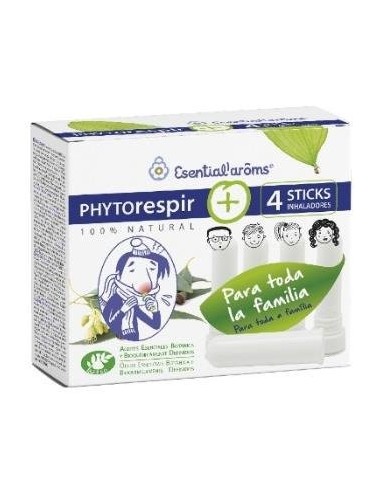 Phytorespir Frasco 30Ml. + 4 Sticks Inhaladores de Esential