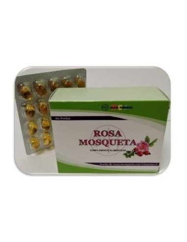 Rosa Mosqueta 60 Perlas Alfa Herbal