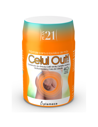 Pack de 2 unidades Celulout Anticelulitico 40Cap. Plan 21 de