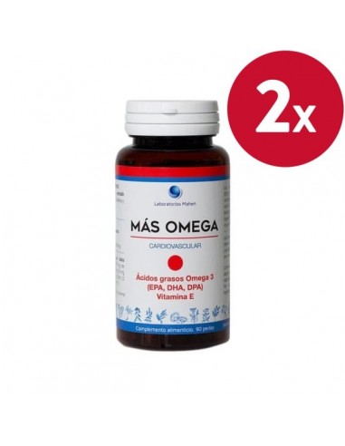 Pack 2 Unidades Mas Omega 90 Perlas de Mahen.