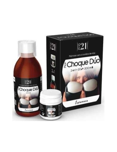 Pack de 2 unidades Plan Choque Duo 200Ml+20Cap. Plan 21 de P