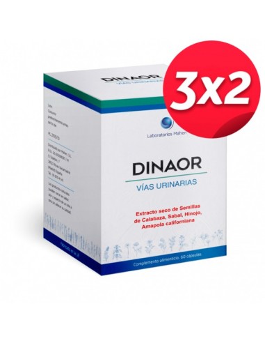 Pack 3x2 Unidades Dinaor 60Cap. de Dinadiet