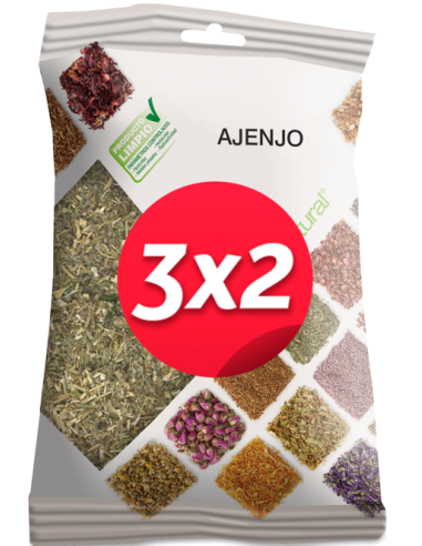 Pack 3X2 Ajenjo Bolsa 40Gr. de Soria Natural.