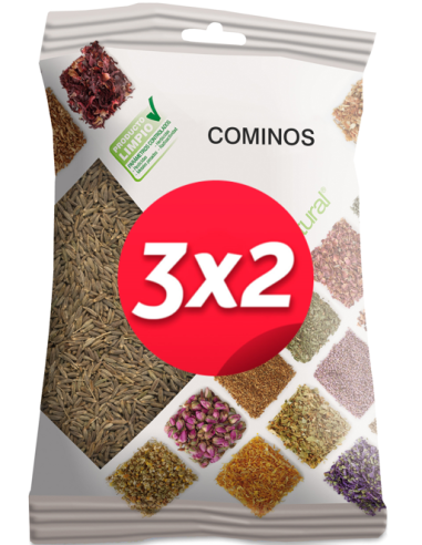 Pack 3X2 Cominos Bolsa 50Gr. de Soria Natural.