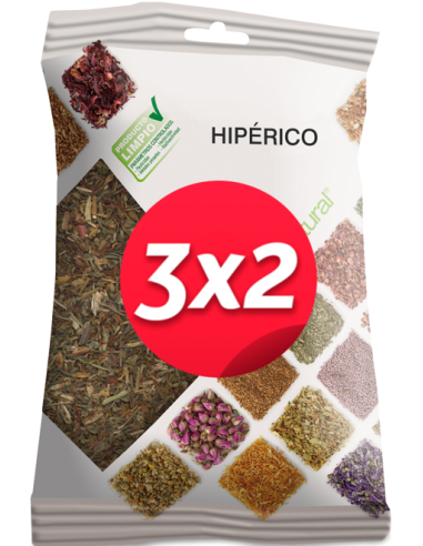 Pack 3X2 Hiperico Bolsa 50Gr. de Soria Natural.