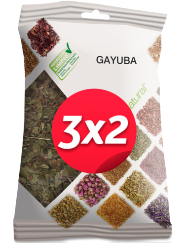 Pack 3X2 Gayuba Bolsa 50Gr. de Soria Natural.