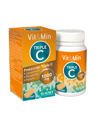 Triple C Vit. C Liposomada 40 Comprimidos de Eladiet