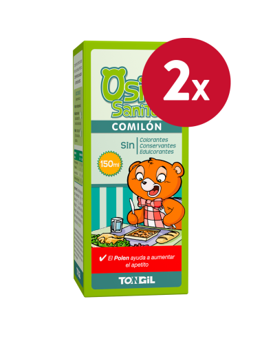 Pack 2 Unidades Osito Sanito Comilon 150 ml de Tongil.