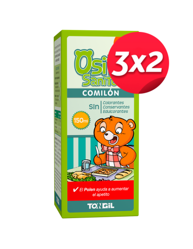 Pack 3x2 Osito Sanito Comilon 150 ml de Tongil..