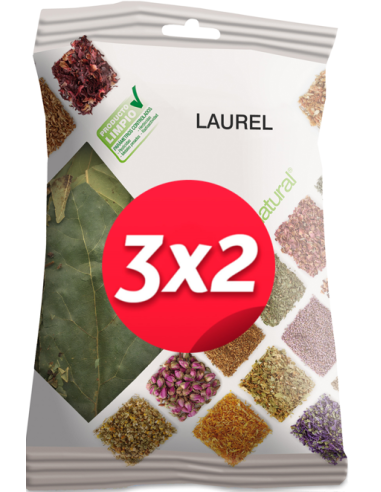 Pack 3X2 Laurel Bolsa 40Gr. de Soria Natural.