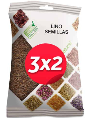 Pack 3X2 Lino Semillas 250G. de Soria Natural.