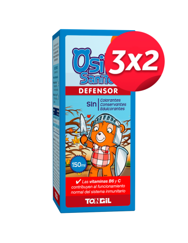 Pack 3x2 Osito Sanito Defensor 150 ml de Tongil..