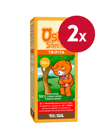 Pack 2 Unidades Osito Sanito Tripita 150 ml de Tongil