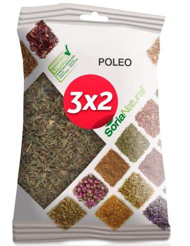 Pack 3X2 Poleo Bolsa 40Gr. de Soria Natural.