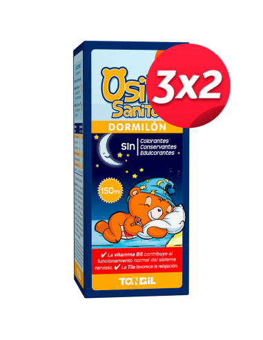 Pack 3x2 Osito Sanito Dormilon 150 ml de Tongil..