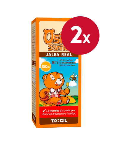 Pack 2 Unidades Osito Sanito Jalea Real 150 ml de Tongil.