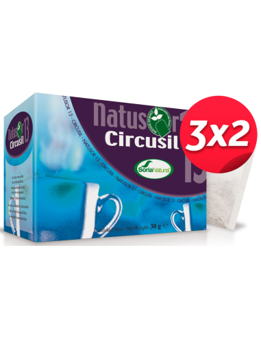 Pack 3X2 Natusor13 Circusil 20 uds de Soria Natural