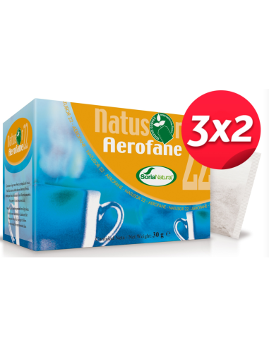 Pack 3X2 Natusor 22 Aerofane 20 uds de Soria Natural