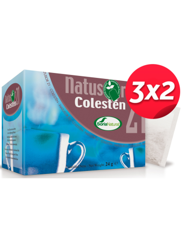 Pack 3X2 Natusor 21 Colesten 20 unidades de Soria Natural