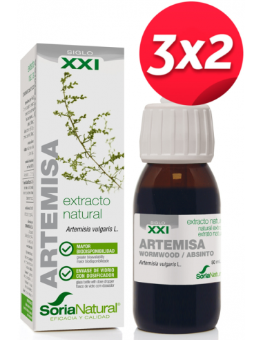 Pack 3X2 Ext. Artemisa Xxi 50Ml. S/Al de Soria Natural.